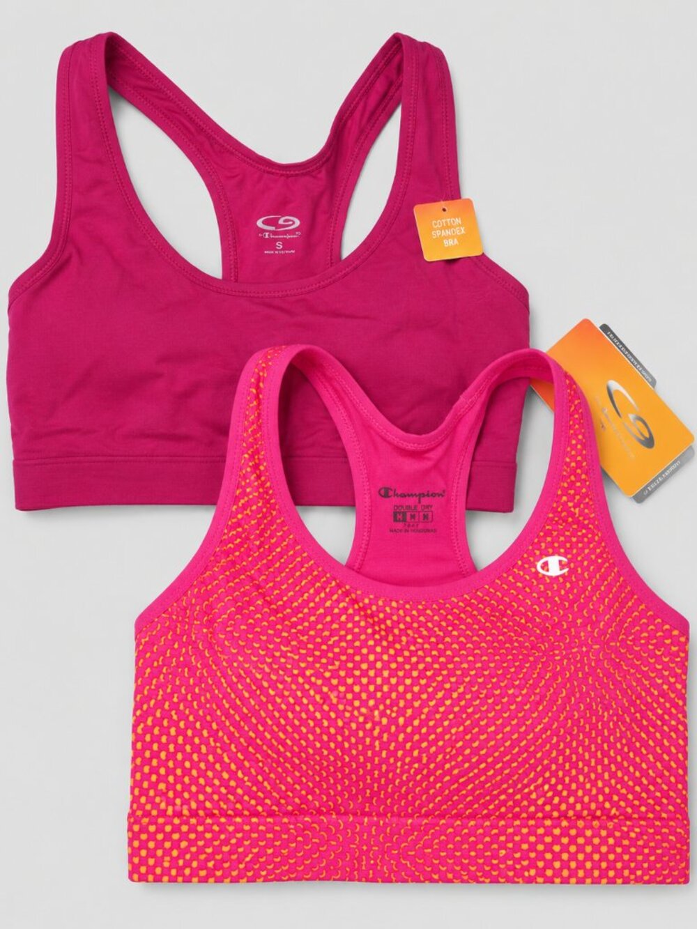 Champion C9 Pink Workout Top Lot of 2 NWT and NWOT S/M